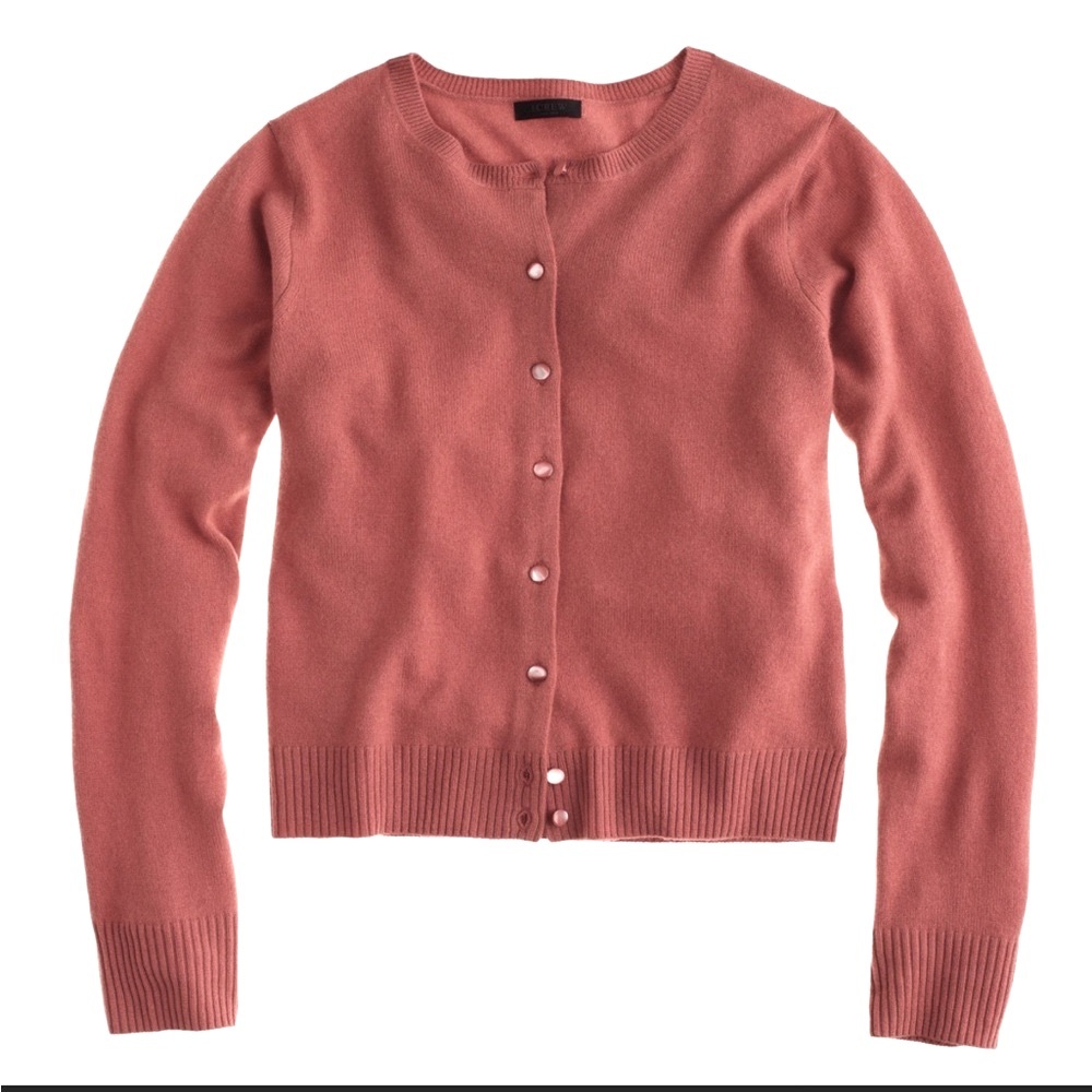 Vintage J. Crew Brown Cotton Cardigan